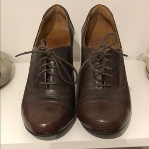 Clark’s Heeled Oxfords